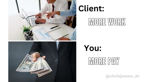 Blue Clean Simple Work Meme