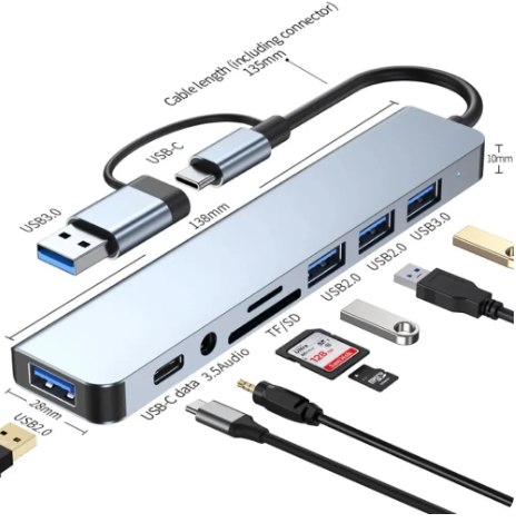 USB C Adapter for Mac or Windows