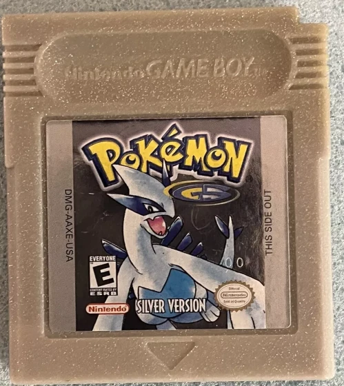 Pokemon Silver Version Nintendo Gameboy Authentic Cartridge