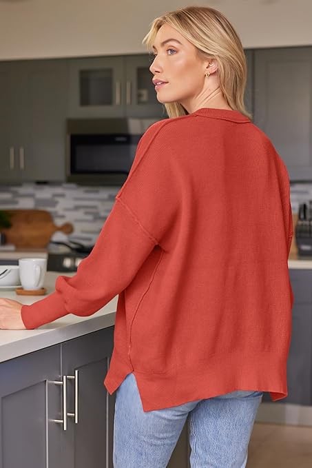 Women's Crewneck Batwing Long Sleeve Sweaters – photo 2 of 3