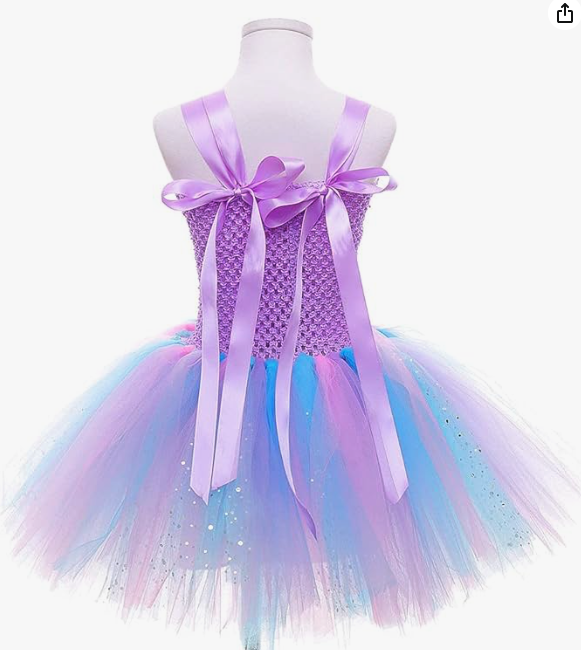 Halloween Costume for kids Mermaid Princess Dress Size 110-120 (5-6 yo) – photo 2 of 3