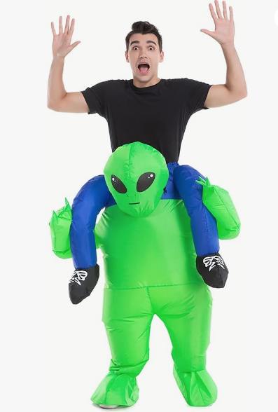 Inflatable Adult Ride On Alien Costume