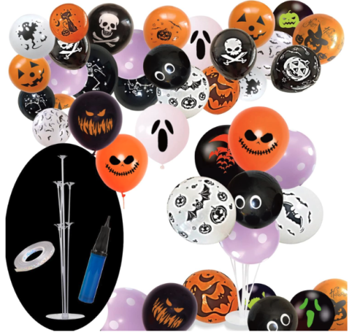Halloween balloon decoration