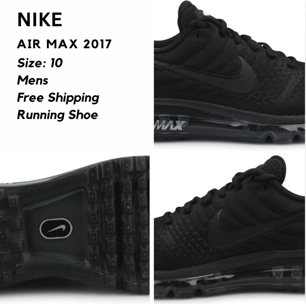 Nike Air Max 2017 Black Mens