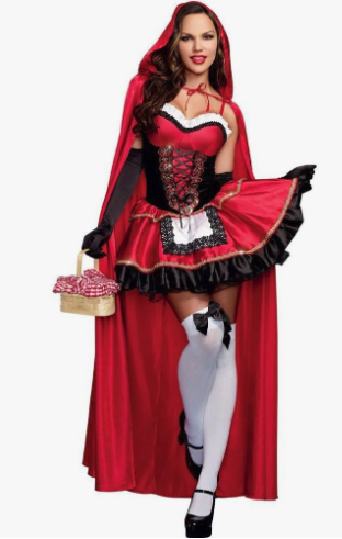 Women's Red Riding Hood Costume Size: S-XL