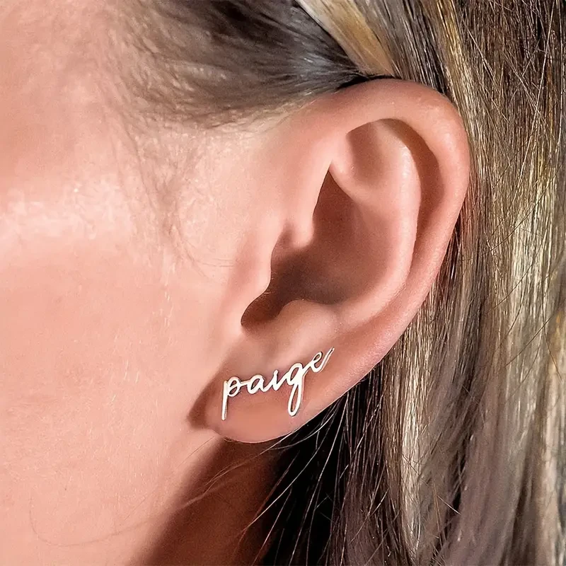 Custom Name Earrings