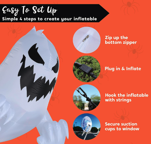 Halloween Inflatable Ghost Outdoor Decoration