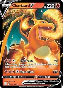 Holographic Charizard V 017/172 Brilliant Stars - Ultra Rare Pokemon Card