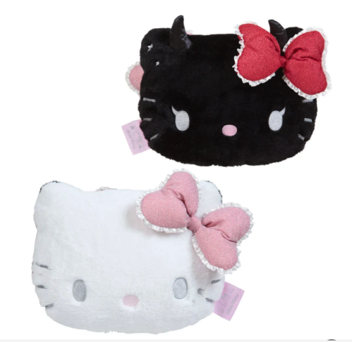 Hello Kitty Face-shaped cushion (Angel Little Devil design)