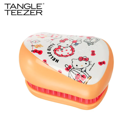 Hello Kitty Tangle Teezer Hair Care Brush Compact Styler Orange