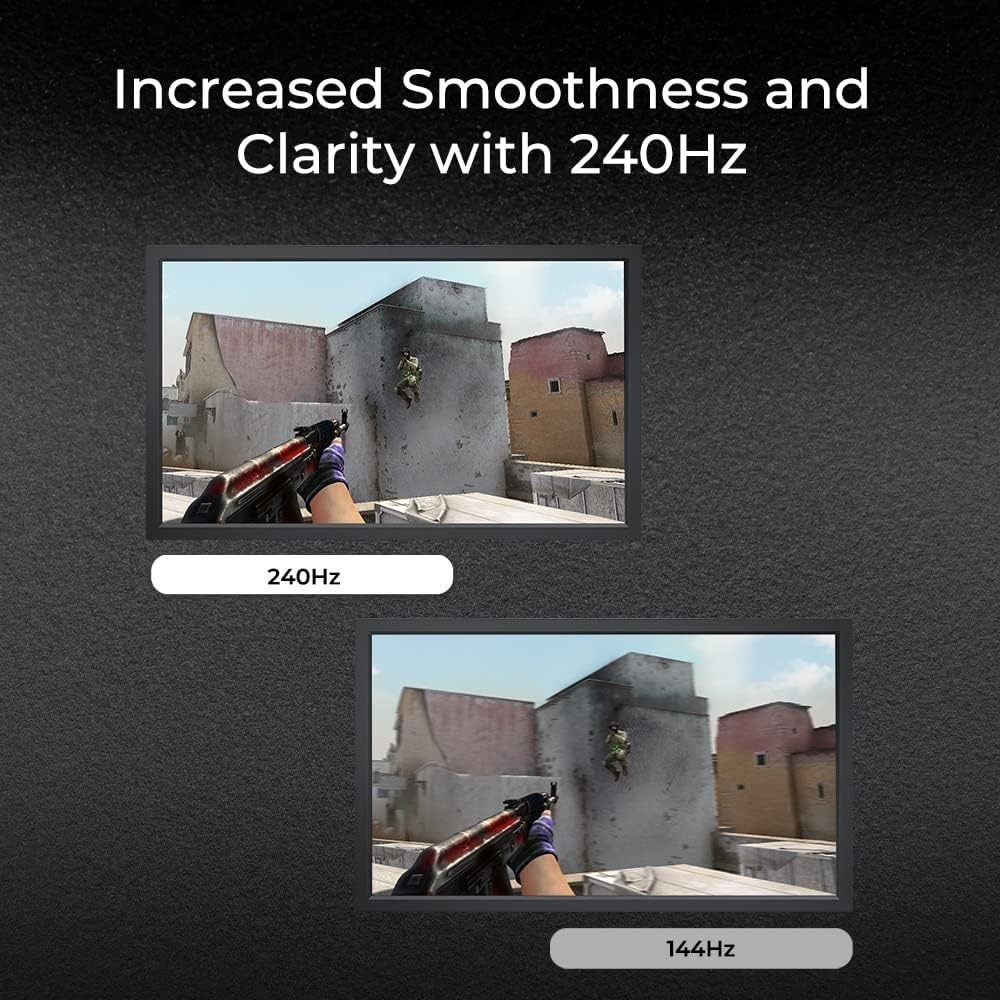 BenQ ZOWIE XL2540K 24.5-inch 240Hz Gaming Monitor 1080P 1ms Smaller Base Flexible Height & Tilt Adjustment XL Setting to Share Customizable Quick Menu Black eQualizer Color Vibrance – photo 4 of 5