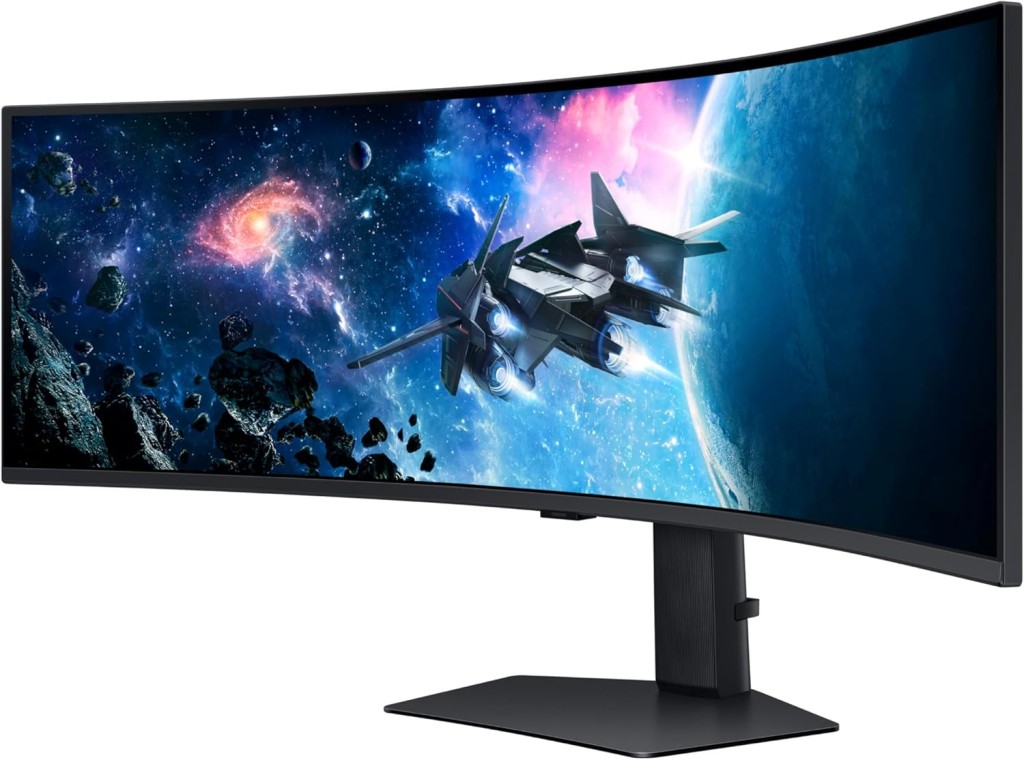 SAMSUNG 49-Inch Odyssey G9 Series DQHD 1000R Curved Gaming Monitor, 1ms(GtG), VESA DisplayHDR 1000, 240Hz, AMD FreeSync Premium Pro, Height Adjustable Stand, LS49CG954ENXZA, 2024 – photo 3 of 5
