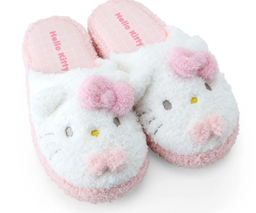Hello Kitty Face Shaped Slippers