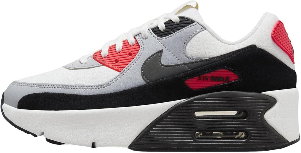 Nike Air Max 90 LV8 Women's Shoes (FD4328-100, Sail/Phantom/Light Orewood Brown/Sail)