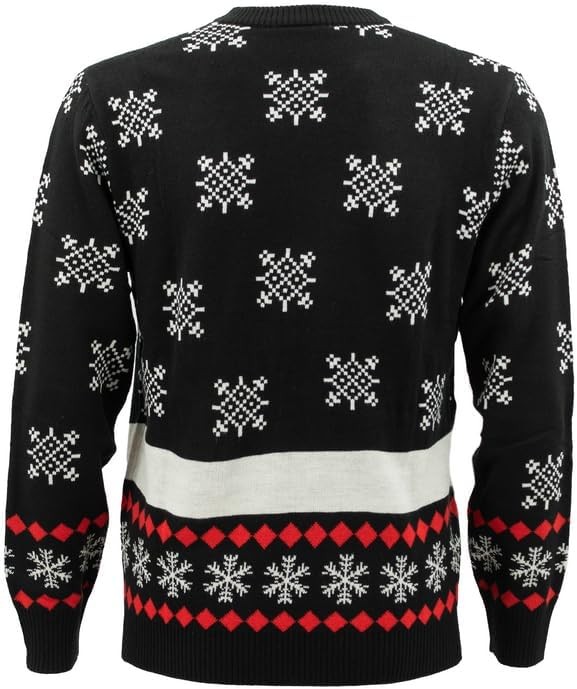 Black One Piece Christmas Sweater Official License – photo 2 of 2