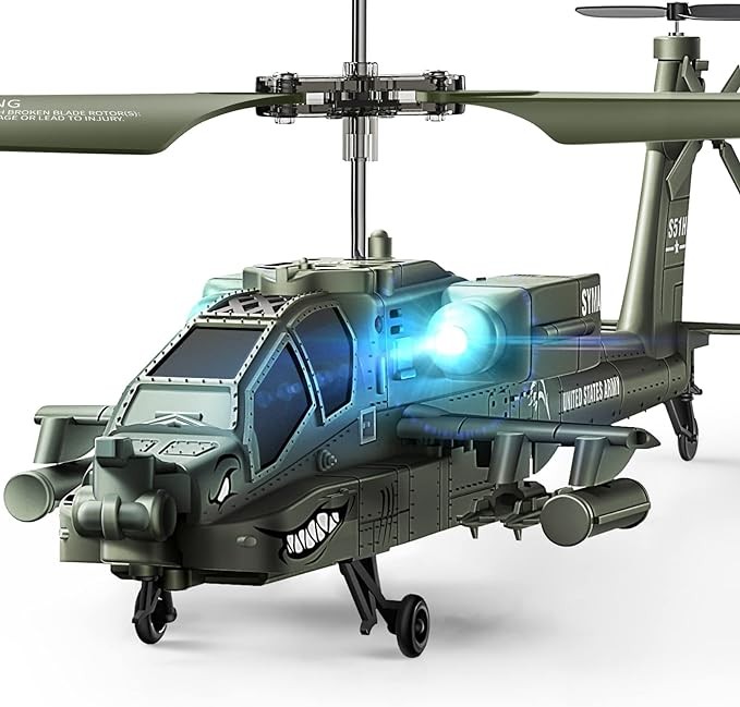 Apache Army Helicopter RC 2.4GHZ – photo 3 of 3