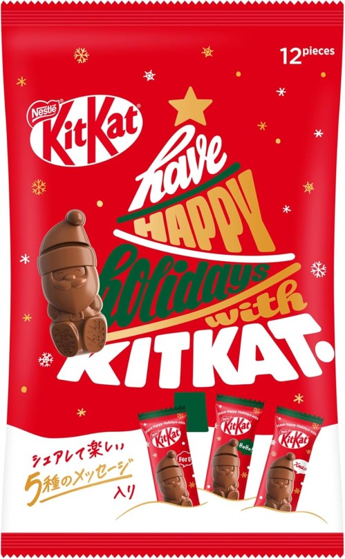 Nestle KitKat Holiday Santa Share Bags 12 Count