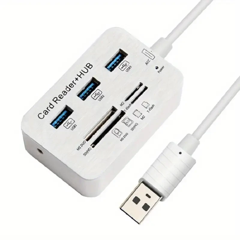 🔌 7-in-1 USB Type-C 3.0 Hub with Memory Card Reader & Expanders – Ultimate Connectivity for Your Devices! ⚡ – photo 2 of 2