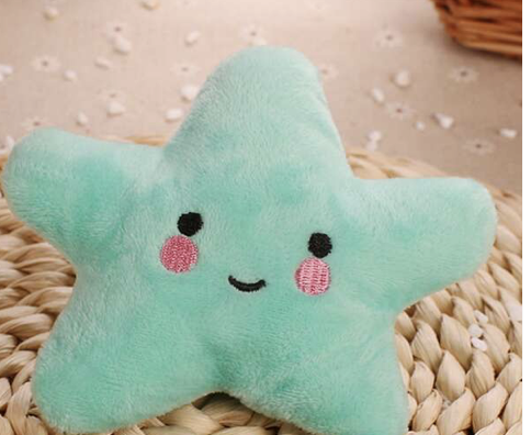 Blue Star Plush Dog Toy