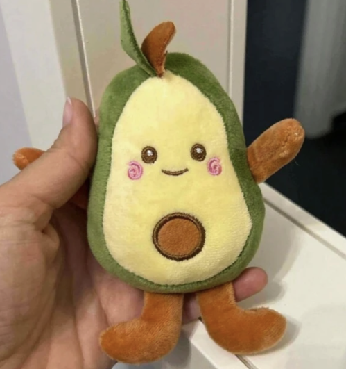 Avocado Plush Dog Toy