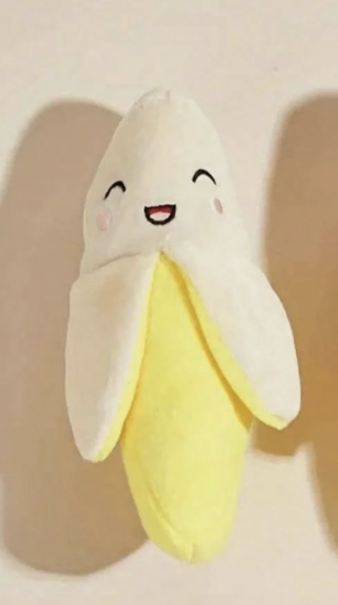 Banana Plush Dog Toy