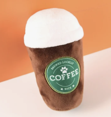 Coffee Cup Dog Toy