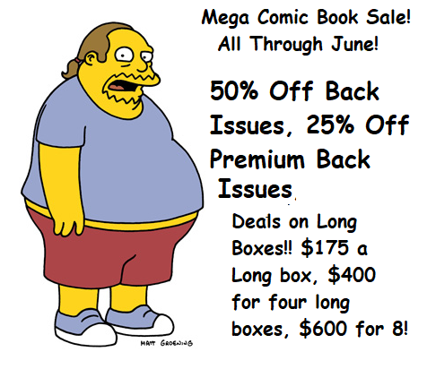 Comic Books June Sale 50% Off Back Issues – photo 2 of 2