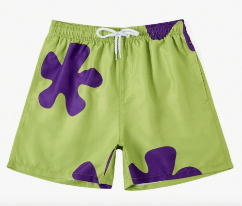 Floral Hawaiian Swim Shorts