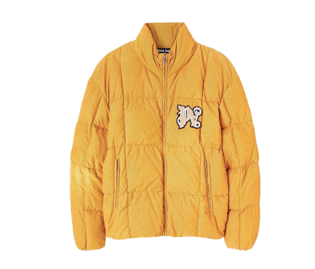 Palm Angels Monogram Corduroy Down Jacket