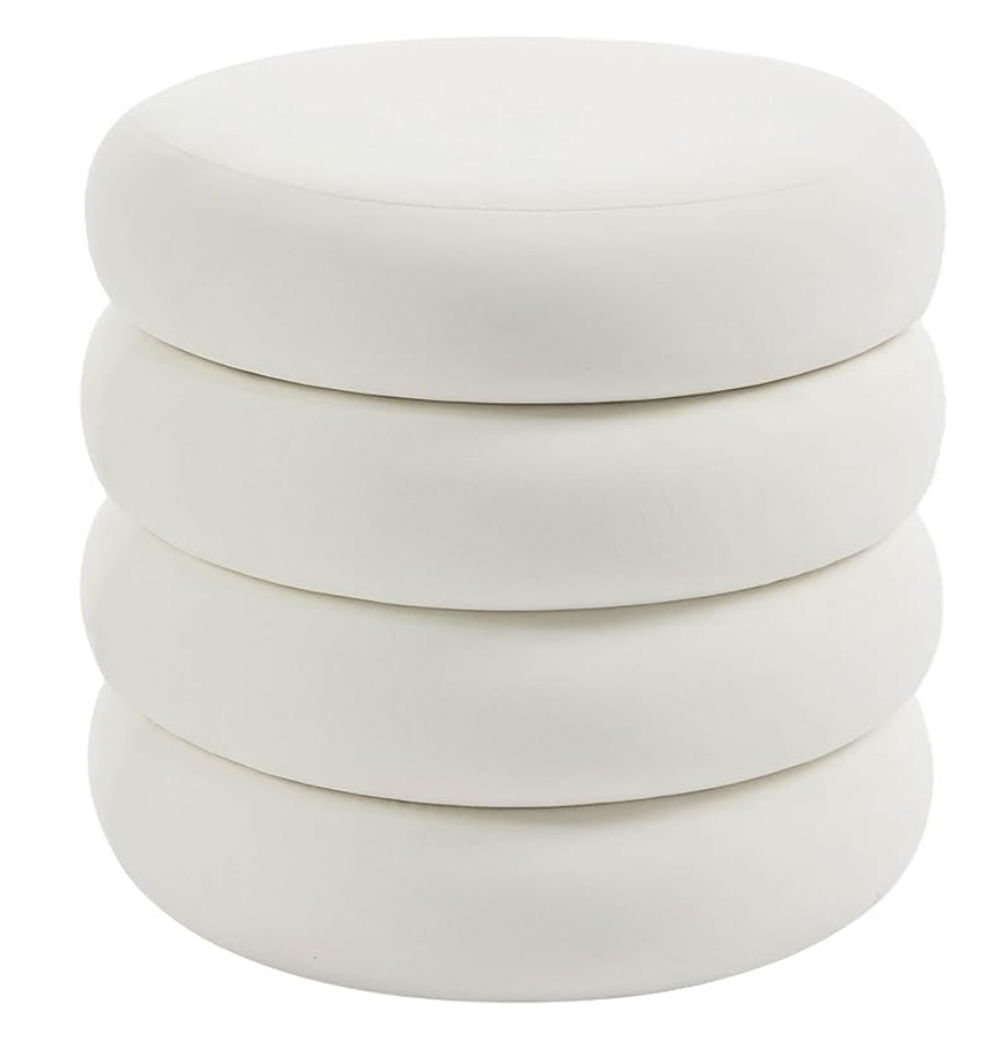 Storage Ottoman Round