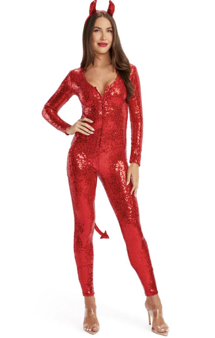 SEQUIN DEVIL COSTUME