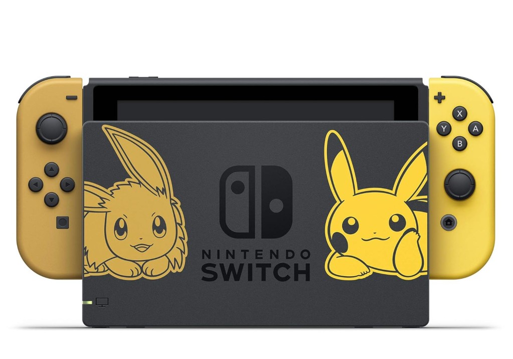 Nintendo Switch Console Bundle - Pikachu & Eevee Edition with Pokémon: Let's Go, Pikachu! + Poké Ball Plus – photo 2 of 2