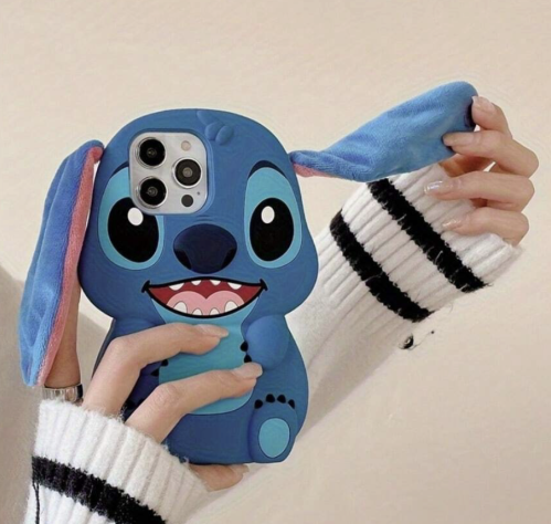 Blue Stitch Silicone Phone Case