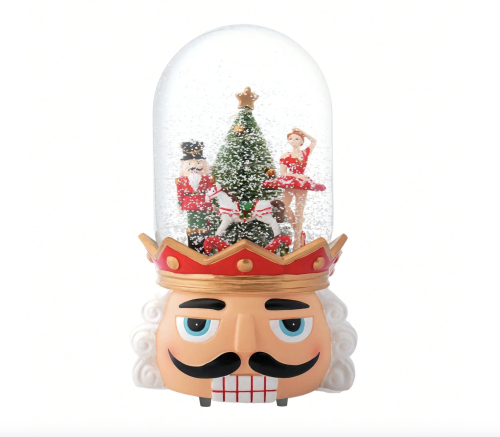 Nutcracker Snow Globe
