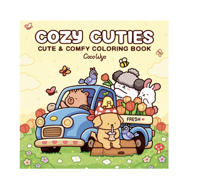 Cozy Cuties Cute & Comfy Coloring Book