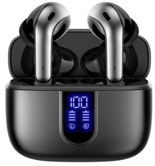 Black Wireless HeadPhones for Any Device!