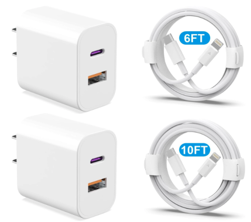 Phone Charger 2 Pack