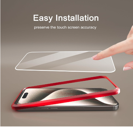 Ailun 3 Pack Screen Protector for iPhone 15 [6.1 inch] – photo 2 of 3