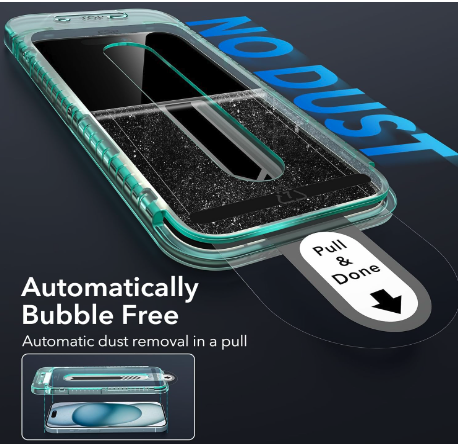 ESR 3+1 Pack Armorite Screen Protector Set for iPhone 15 – photo 3 of 3