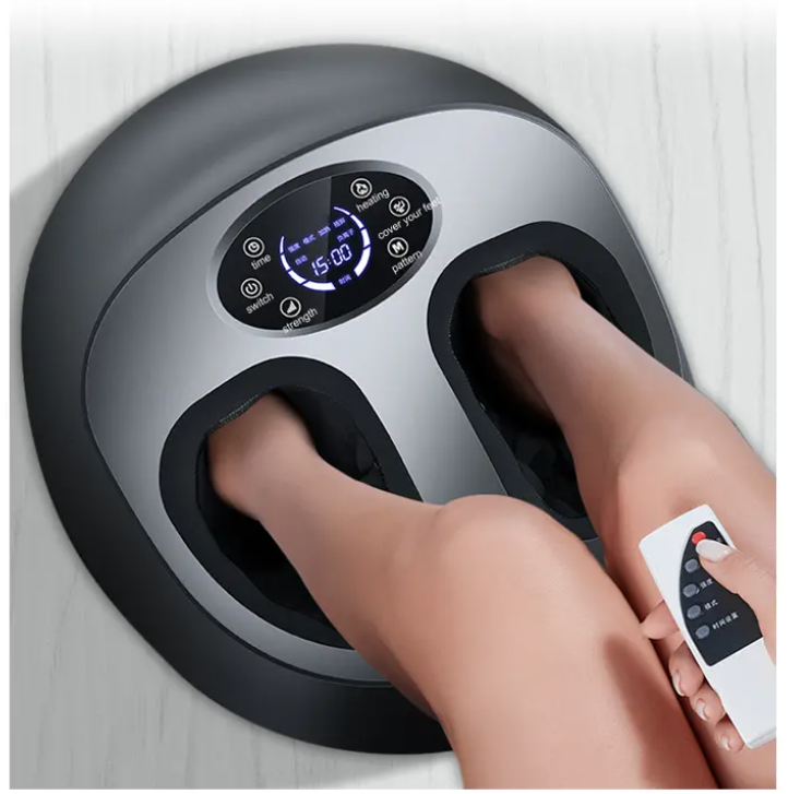 Shiatsu Foot SPA Heat Infrared Vibration Air Compression Heating Electric Roller