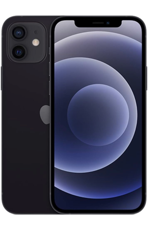 Apple iPhone 12, 64GB, Black - Unlocked (Renewed Premium