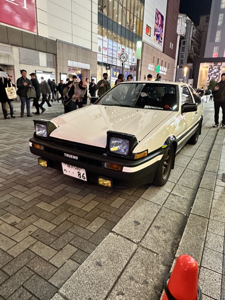 The Toyota AE86 similar to the one in initial D #toyota #ae86