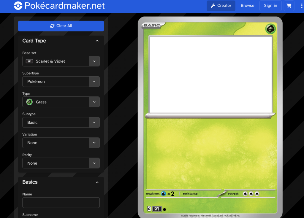 Did you know you can make your own pokemon card at:…
