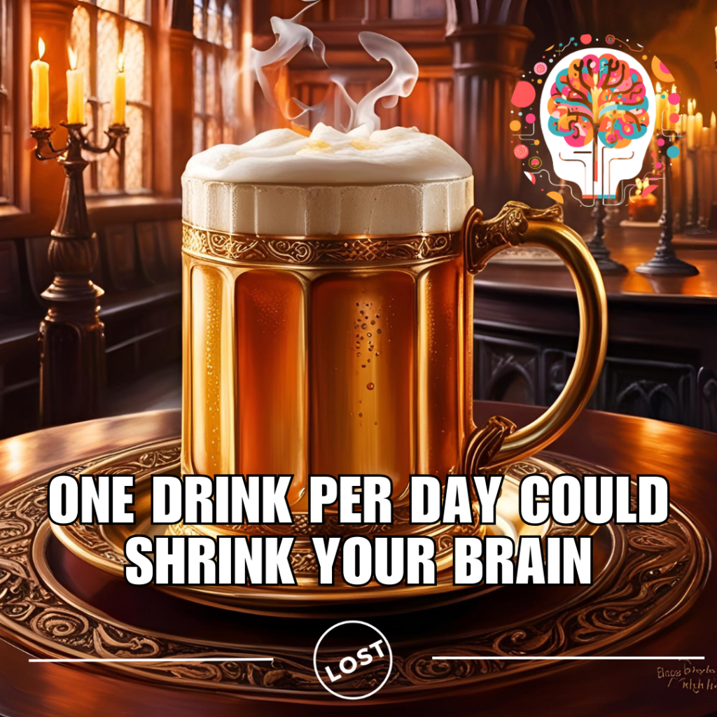 🍷🍺 Daily Drinks & Brain Health 🧠 A study of 36,000 adults found…