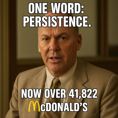 One word: Persistence.