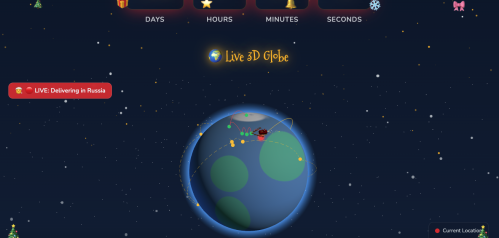 Santa live in Russia.