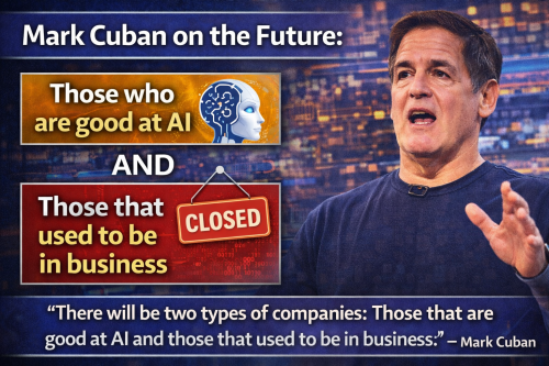 Mark Cuban: “There will be two types of companies in the future —…