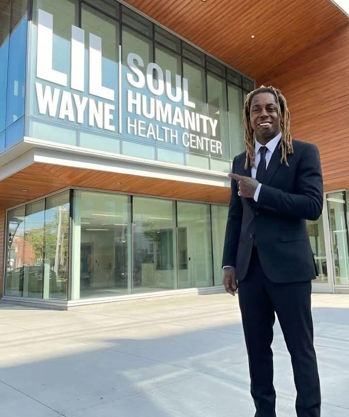 🎤💙 Lil Wayne Opens Health Center for the Homeless Giving back in a…