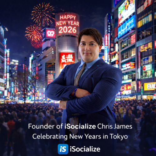 Happy New Year 2026 🎆 Founder of iSocialize — Chris James…