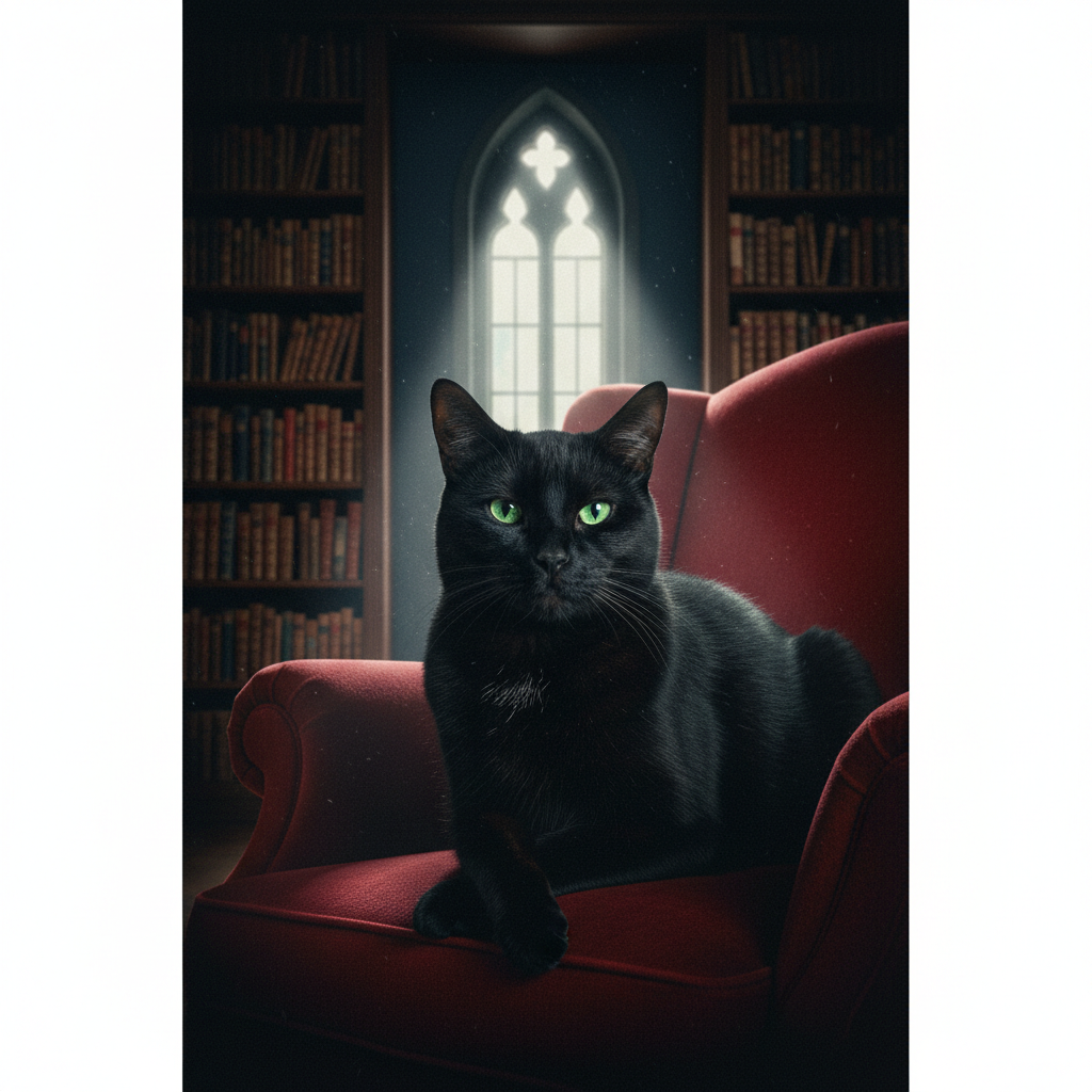 My cat staring at me like I just revealed the secrets of the…